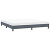 vidaXL Bedframe zonder matras 180x220 cm fluweel donkergrijs