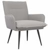 vidaXL Fauteuil Lichtgrijs Boucl&eacute;