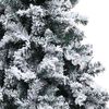 vidaXL Kunst Kerstboom met verlichting met 300 LED Groen 400 cm PVC