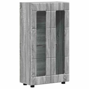 vidaXL Dressoir FLORIN Grijs Sonoma 55,5 x 29 x 100 cm Bewerkt hout