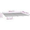 vidaXL Bedframe massief grenenhout honingbruin 180x200 cm