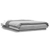 vidaXL Bedframe met LED-verlichting grijs sonoma eiken 120x190 cm