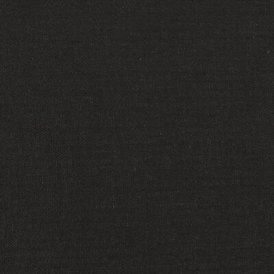 vidaXL Voetenbank 60x60x36 cm stof en kunstleer zwart