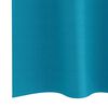vidaXL Zwart-out Gordijnen met Ringen 2 pcs Turquoise 175 x 140 cm