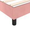 vidaXL Boxspring bed fluweel roze 90x200 cm
