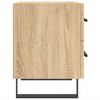 vidaXL Nachtkastje 40x35x47,5 cm bewerkt hout sonoma eikenkleurig