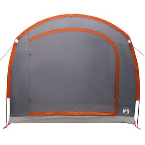 vidaXL Tent 268 x 240 x 191 cm Waterdicht Grijs en oranje Polyester