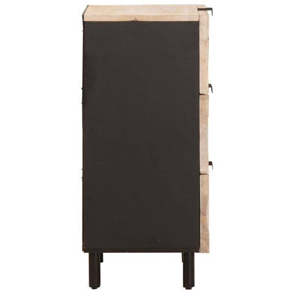 vidaXL Dressoir met lade Witte Was Afwerking 40 x 33,5 x 75 cm