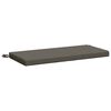 vidaXL Bankkussen SOEST 100% Polyester Grijs 60 x 40 x 5 cm