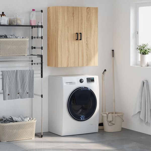 vidaXL Wandkast 69,5x34x90 cm sonoma eikenkleurig