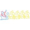 vidaXL Kerstversiering 1224 LED's Multikleur 69 x 79 cm PVC