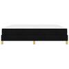 vidaXL Boxspringbed met matras Zwart 180 x 200 cm Stof
