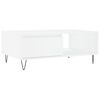 vidaXL Salontafel 90x60x35 cm bewerkt hout wit