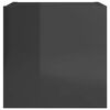 vidaXL Tv-wandmeubelen 2 st 30,5x30x30 cm hoogglans grijs