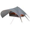 vidaXL Teepee Tent voor 9 Personen 9-persoons Grijs en Oranje