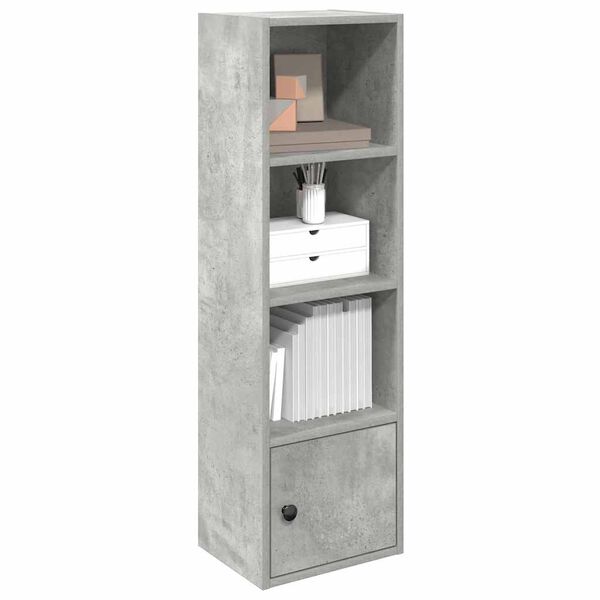 vidaXL Boekenkast 31x24x102 cm bewerkt hout betongrijs