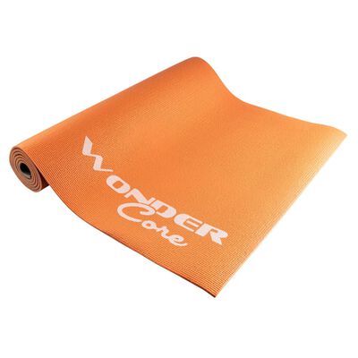 Wonder Core Yogamat 170x60x0,6 cm oranje en grijs