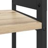 vidaXL Boekenkast Sonoma Eiken 80 x 30 x 85 cm Bewerkt hout