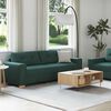 vidaXL Bank 2 pcs Groen Linnen-mix stof