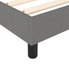 vidaXL Boxspring bed 80x200 cm stof donkergrijs