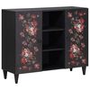 vidaXL Opslagkasten Multikleur 90 x 33,5 x 75 cm Massief Mango Hout