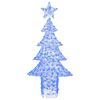 vidaXL Kerstboom met 240 LED Blauw 180 cm Acryl