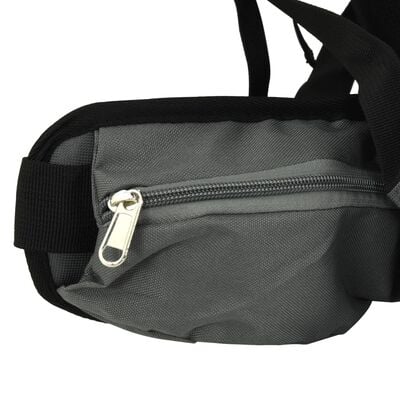 vidaXL Wandelrugzak 60 L oxford stof grijs