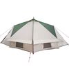 vidaXL Teepee Tent met dak met opslag Groen en Wit 490 x 410 x 210 cm