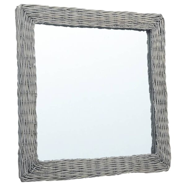 vidaXL Spiegel 60x60 cm wicker