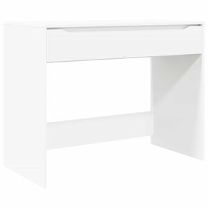 vidaXL Bureau met lade Wit 100 x 50 x 78 cm Geconstrueerd hout