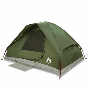 vidaXL Koepeltent 6-persoons waterdicht olijfgroen