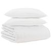 vidaXL Winter Dekbed met kussen 3 pcs Wit Donsveertjes