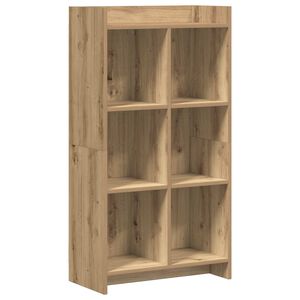 vidaXL Boekenkast Artisanaal eiken 59 x 30 x 111 cm Bewerkt hout