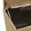 vidaXL Tuinbox 984 L poly rattan gemengd beige