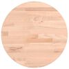 vidaXL Tafelblad rond &Oslash;30x2,5 cm massief beukenhout