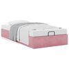 vidaXL Bedframe zonder matras 80x200 cm fluweel roze