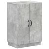 vidaXL Schoenenkast HOORN 59,5 x 39,5 x 87 cm Bewerkt hout Betongrijs