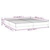 vidaXL Boxspring bed stof lichtgrijs 180x200 cm