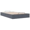 vidaXL Bedframe zonder matras 120x190 cm fluweel donkergrijs