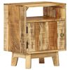 vidaXL Nachtkastje 40x30x50 cm ruw mangohout