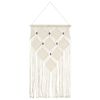 vidaXL Wandhanger macram&eacute; 40x80 cm katoen