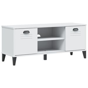 vidaXL Schoenenbank VIKEN 106x35x45 cm bewerkt hout wit