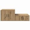 vidaXL Opbergkast 2 pcs Artisan Eiken 108 x 41 x 40 cm Bewerkt hout