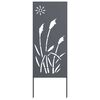vidaXL Tuin Privacy Screen Antraciet 50 x 140 cm Koudgewalst staal