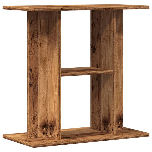 vidaXL Aquariumstandaard Oud Hout 60x30x60 cm Bewerkt Hout