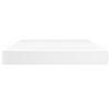 vidaXL Pocketveringmatras 140x200x20 cm kunstleer wit