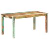vidaXL Eettafel 160x80x76 cm massief gerecycled hout