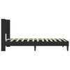 vidaXL Bedframe met hoofdeinde Zwart 90 x 200 cm Fluweel