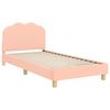 vidaXL Bedframe voor kinderen met hoofdbord Roze 90 x 200 cm