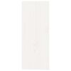 vidaXL Wijnkast 62x25x62 cm massief grenenhout wit